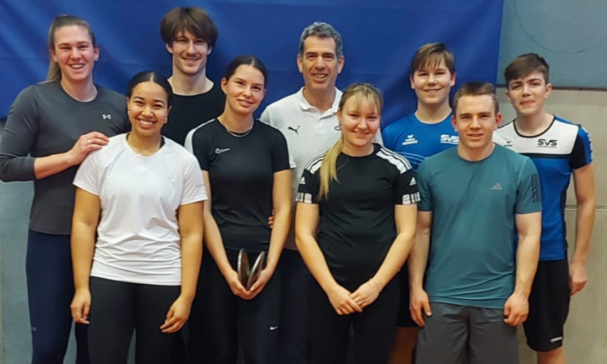 SVS-Wurfgruppe im Trainingslager in München