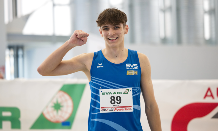 Gold für Felix Krifka bei der U20-ÖM Halle