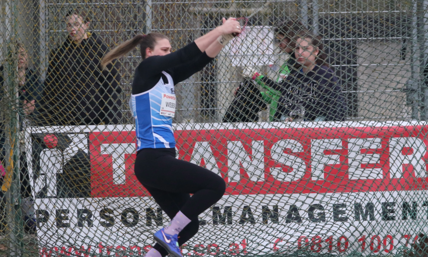 Silber für Bettina Weber bei den Winterwurfmeisterschaften